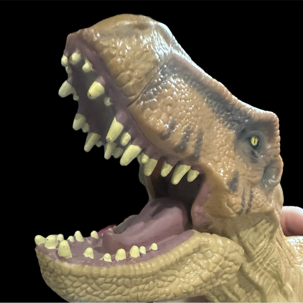 Jurassic World T Rex & Triceratops Chomping Action Dinosaur Toy Lot Mattel